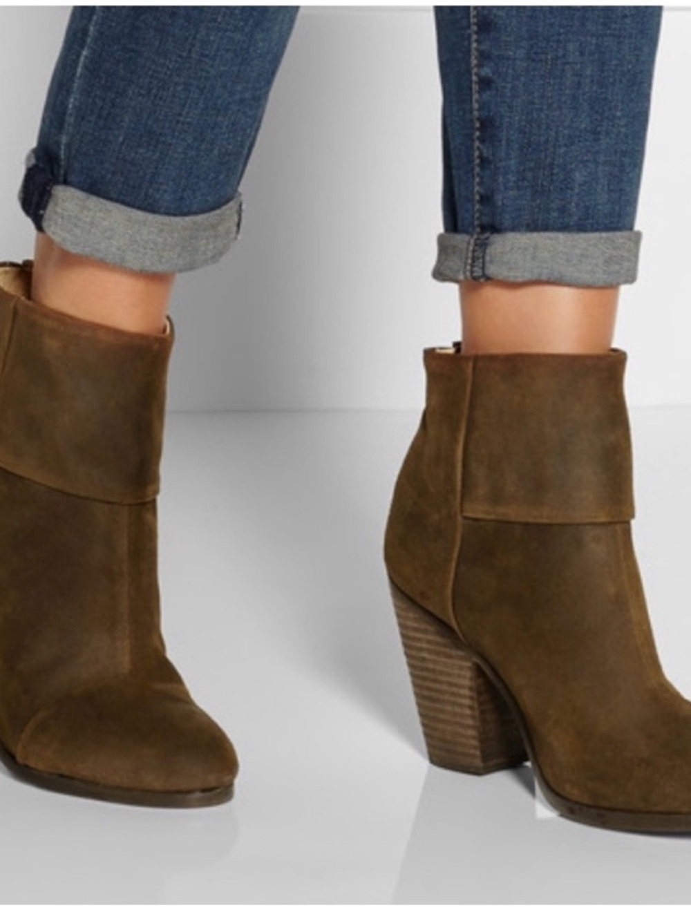 rag & bone Classic Newbury Mineral Suede Ankle Boots
